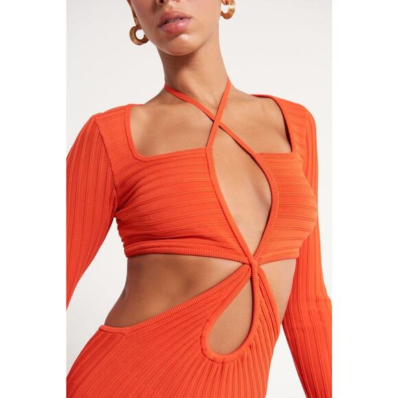 Cult Gaia FERGIE KNIT DRESS Size XL New with Tags - Picture 3 of 9